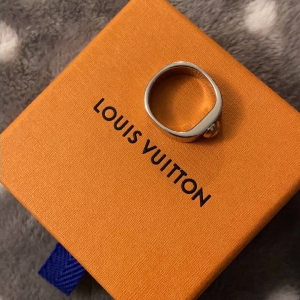 Size small Louis Vuitton nanogram ring